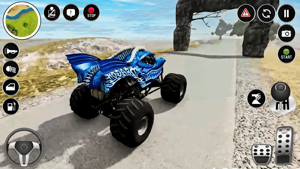 Real Monster Truck Game 3D Screenshot 0