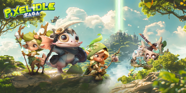 Pixel Idle Saga ภาพหน้าจอ 0