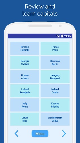Capitals of the countries Quiz ภาพหน้าจอ 2