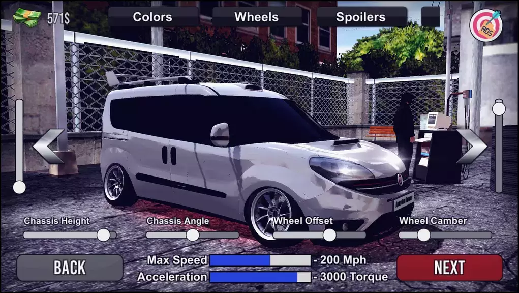 Doblo Drift Simulator Tangkapan skrin 1