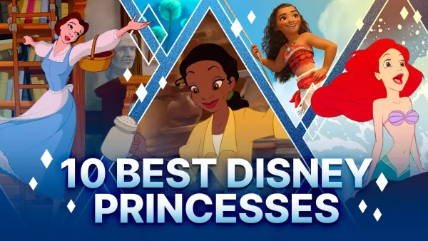 Top 10 Disney -Prinzessinnen rangierten