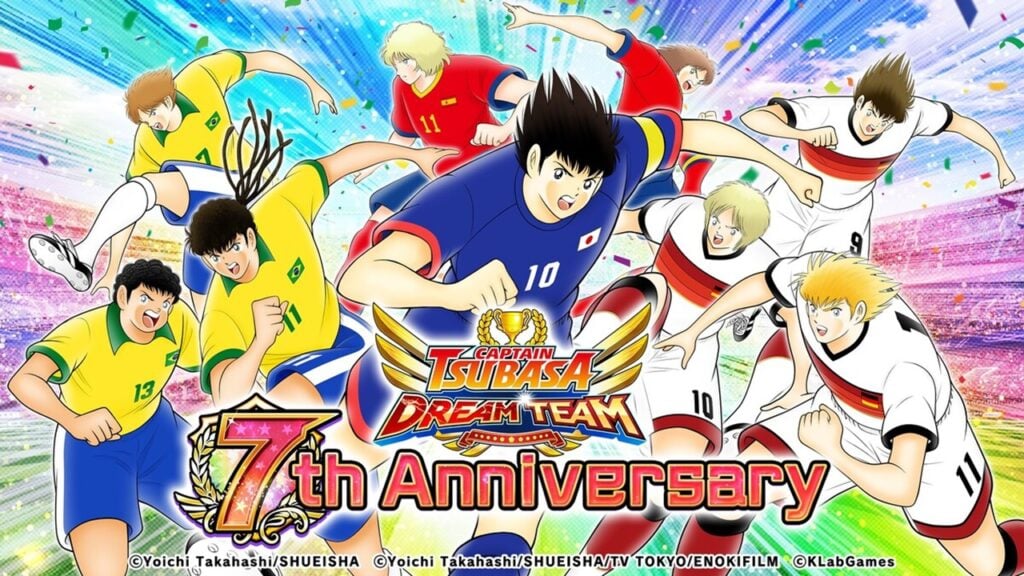 Capitão Tsubasa: As comemorações do 7º aniversário do Dream Team começam hoje!