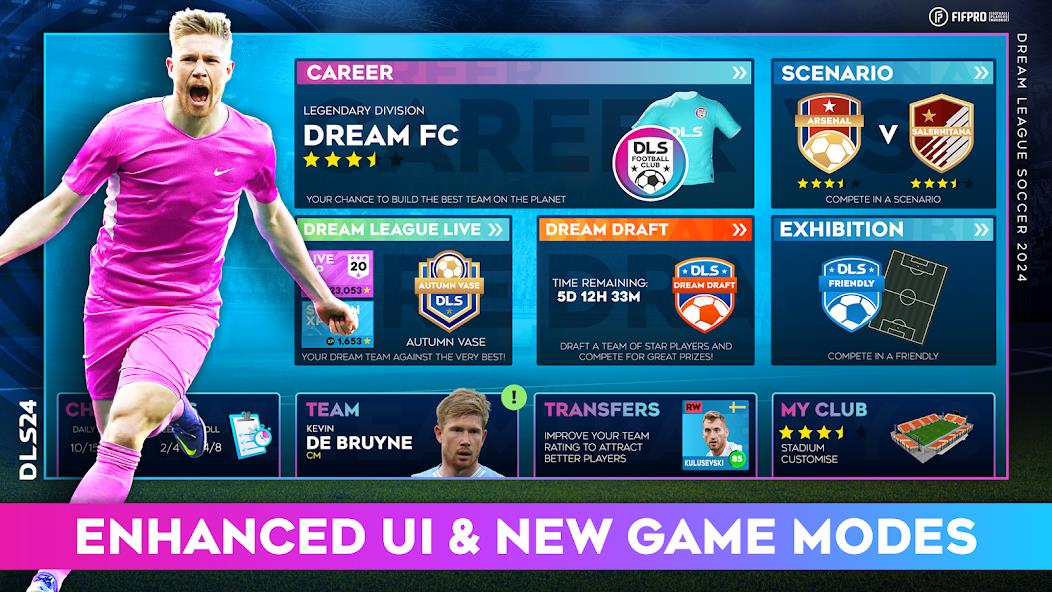 Dream League Soccer 2024 Mod 螢幕截圖 0