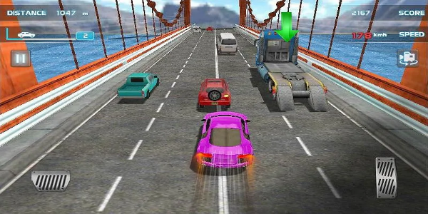 Turbo Driving Racing 3D 스크린샷 1