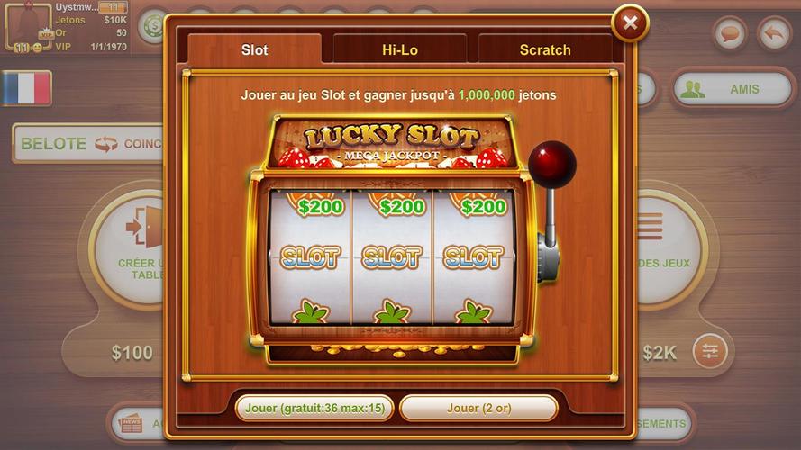 Coinche & Belote Captura de pantalla 1