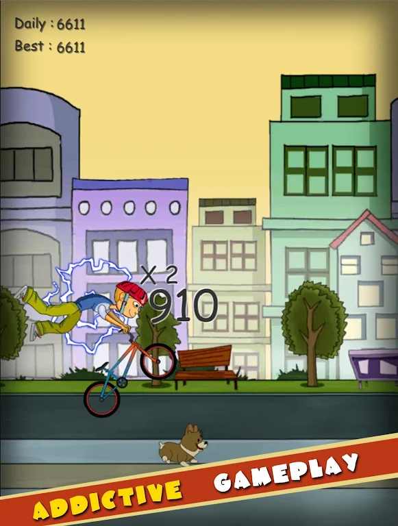 Wheelie starz - the ultimate wheelie challenge ภาพหน้าจอ 1