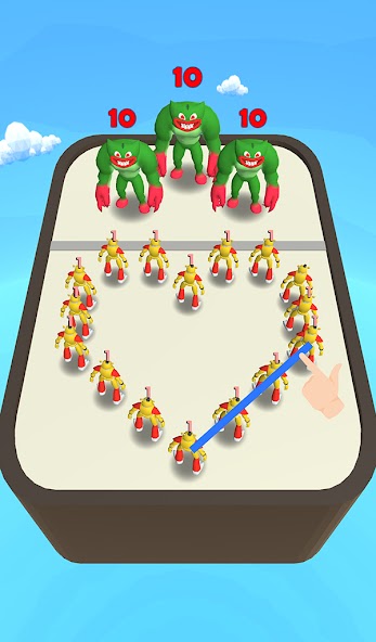 Merge Monster: Frog Evolution Mod 螢幕截圖 0