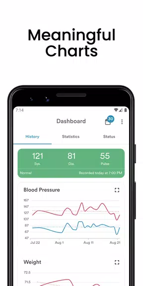 AVAX Blood Pressure Diary 螢幕截圖 0