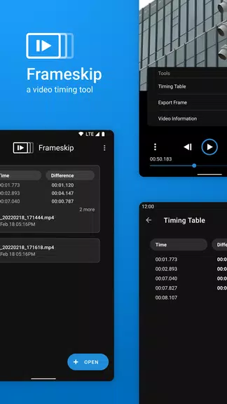 Frameskip - Video Timing Tool Captura de pantalla 0