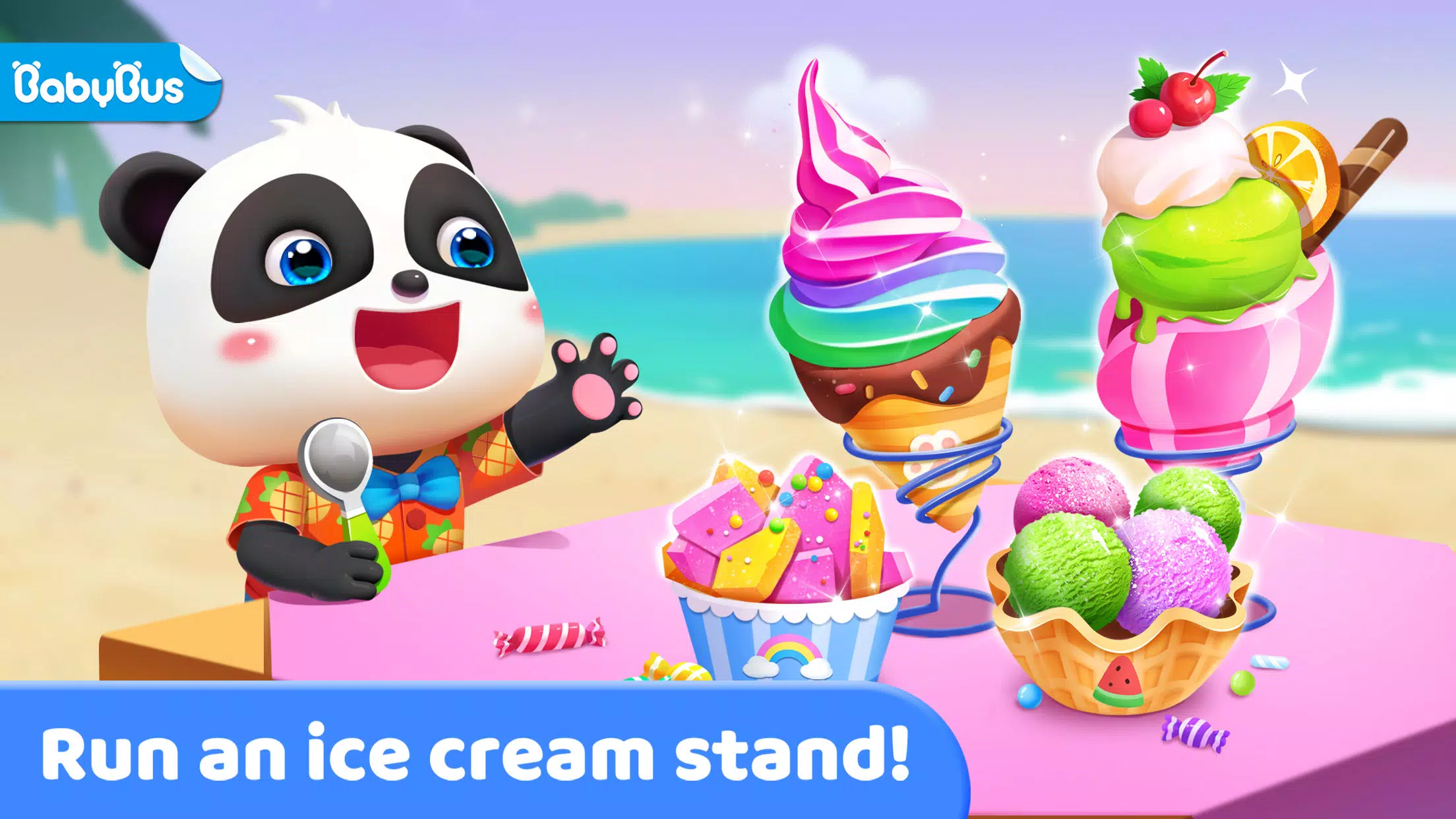 Little Panda's Ice Cream Stand Captura de tela 0