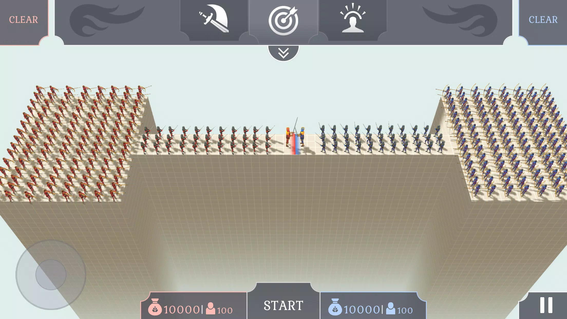 Fun Battle Simulator Tangkapan skrin 1