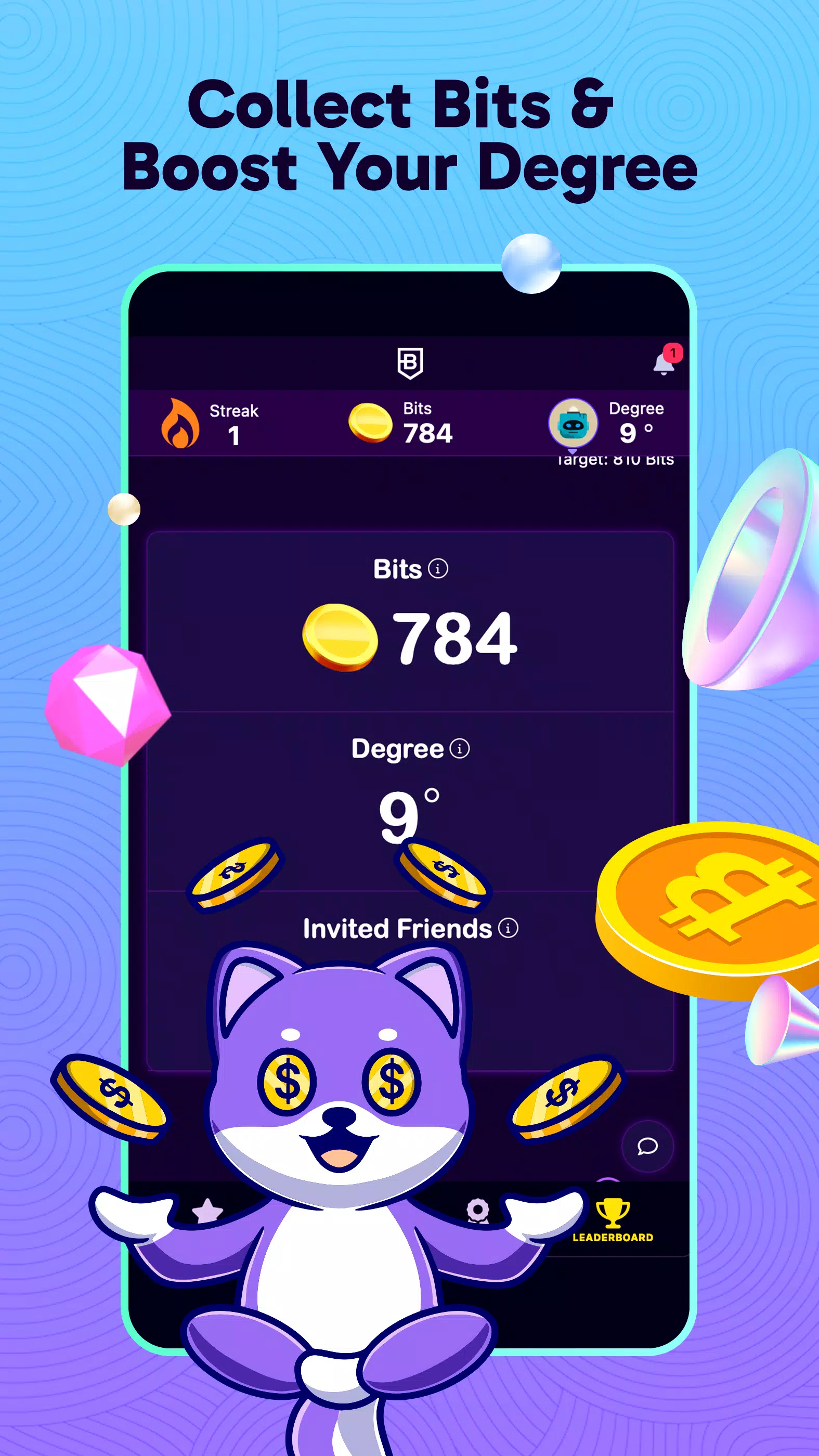 BitDegree: Play & Earn Crypto स्क्रीनशॉट 3