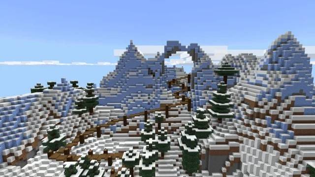 Semente de bioma de neve minecraft