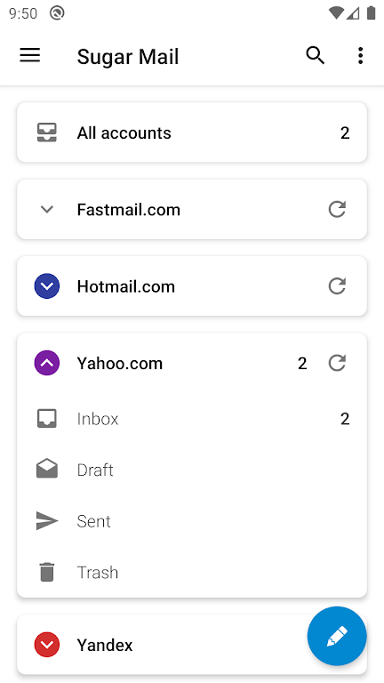Sugar Mail – Email App Mod ภาพหน้าจอ 1