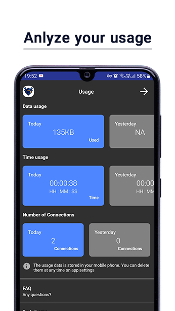 Ninja VPN – Faster, Safer Internet スクリーンショット 1