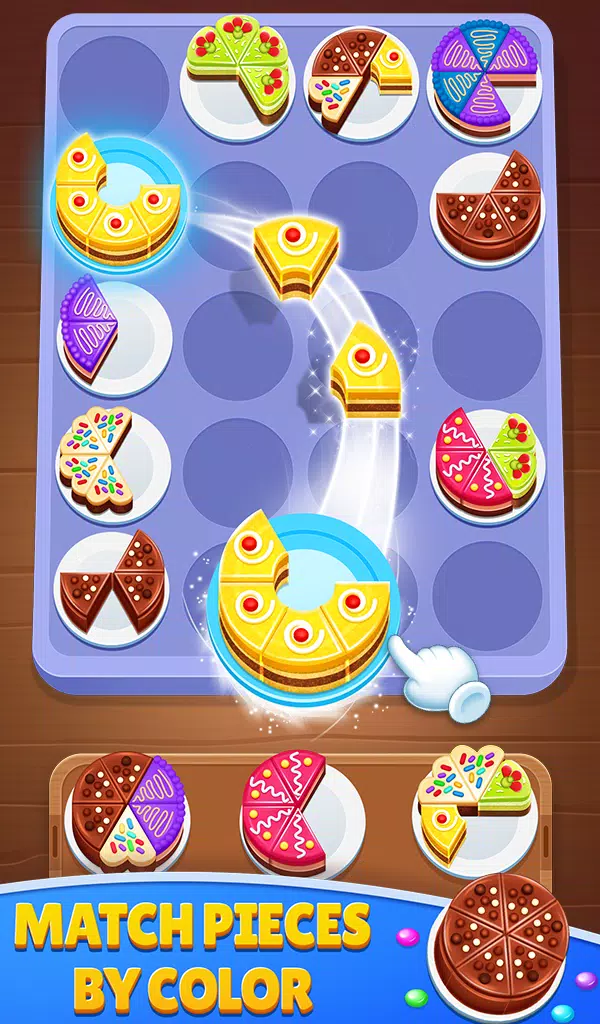 Cake Sort 3d - Match and Merge Screenshot 0