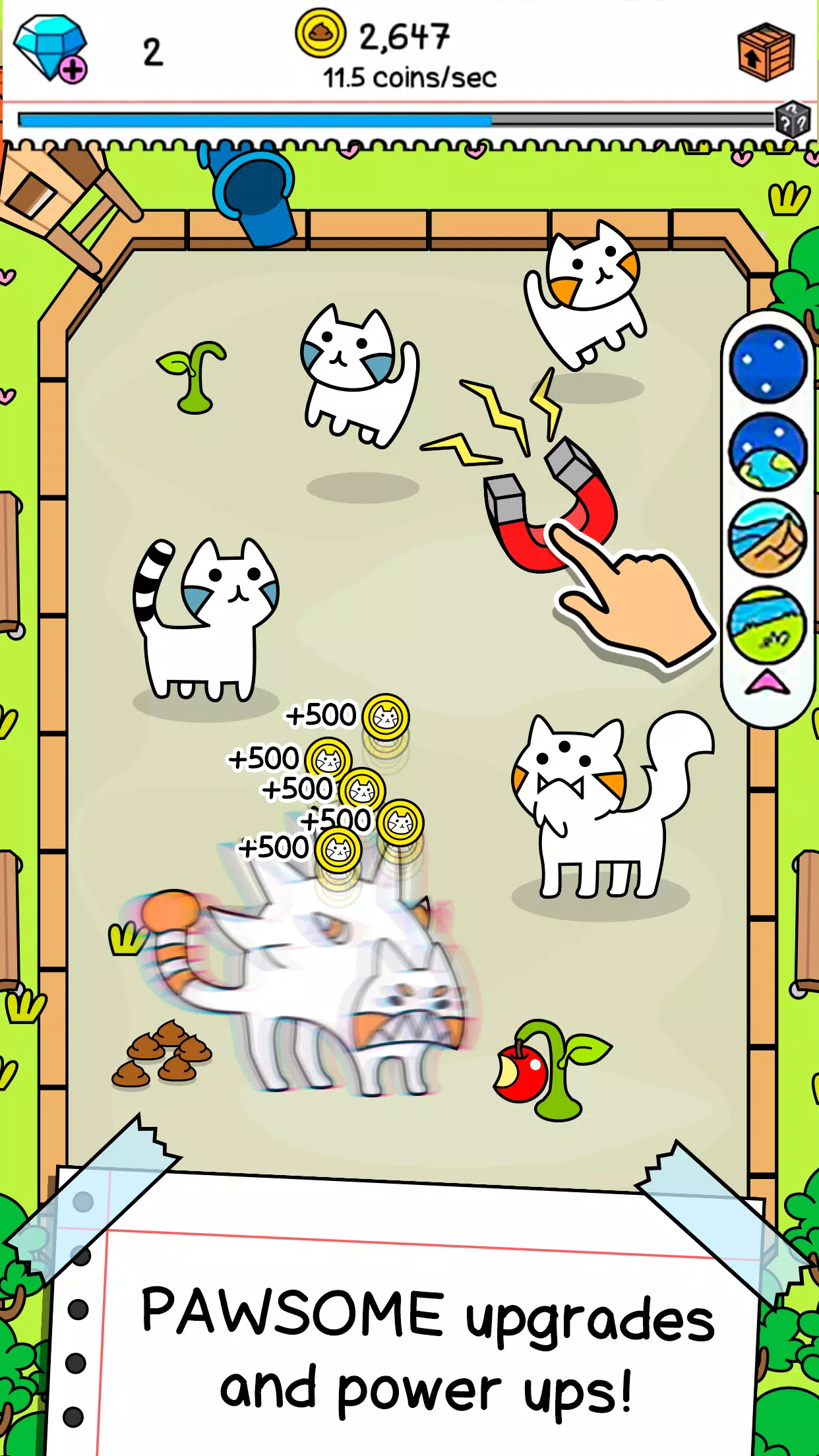 Cat Evolution: Merge Animals スクリーンショット 2