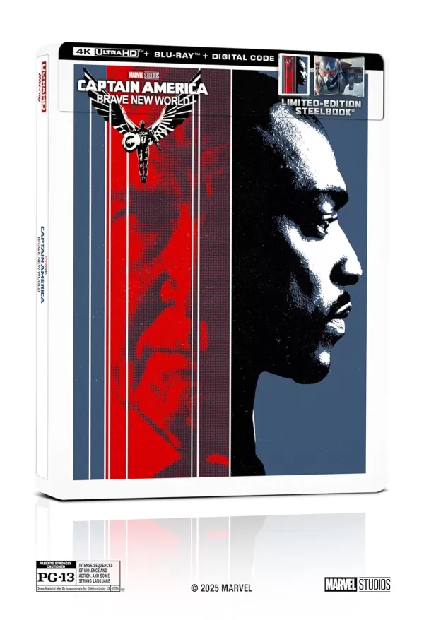 Capitão América: Brave New World Now em 4K e Blu-ray pré-encomenda