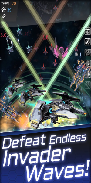 Space Wars: Idle Defense Screenshot 1