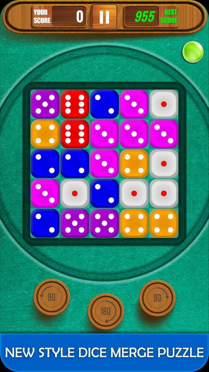 Dice Merge And Blast Puzzle ဖန်သားပြင်ဓာတ်ပုံ 0