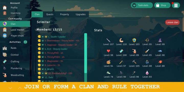 Idle Clans Ảnh chụp màn hình 1