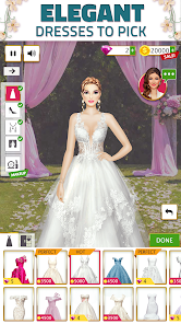 Hochzeitdesigner: Kleiddressup Screenshot 0