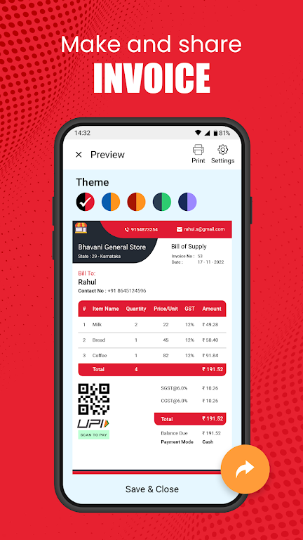 Vyapar Invoice Billing App Schermafbeelding 0