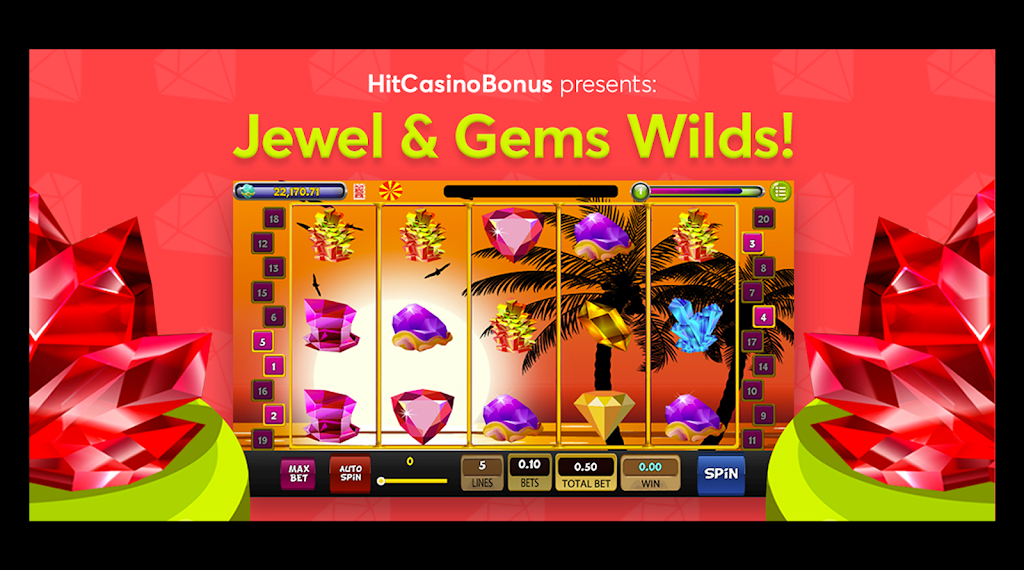 Jewel & Gems Wilds Slot! Ảnh chụp màn hình 0