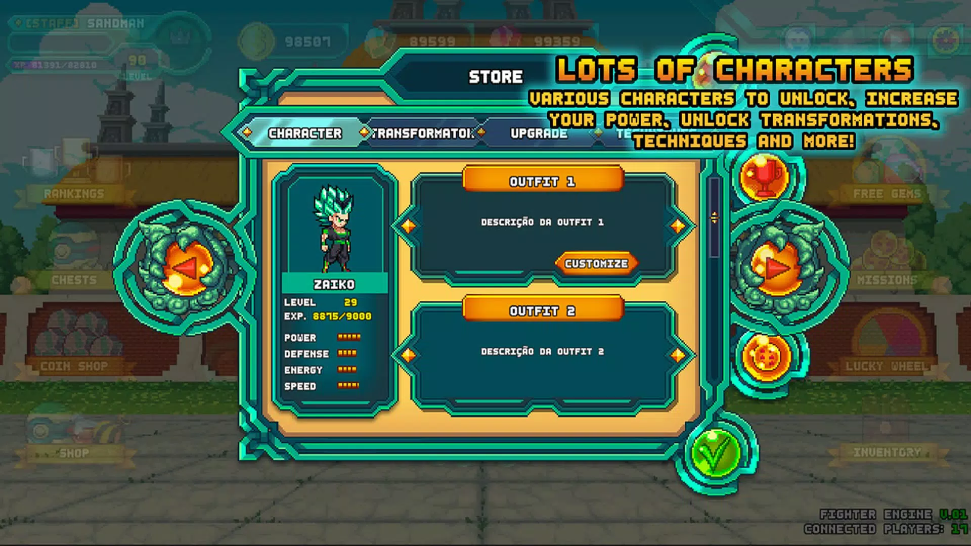 XENO BALL: LEGENDS WARRIORS Screenshot 3