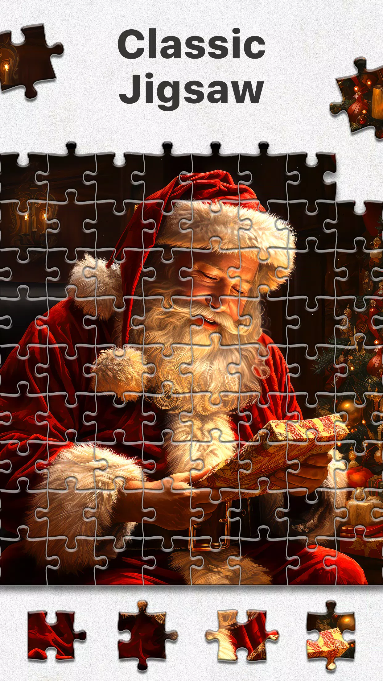 Christmas Jigsaw - Puzzle Game Schermafbeelding 0