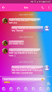 SMS Messages Glass Gradient Screenshot 2