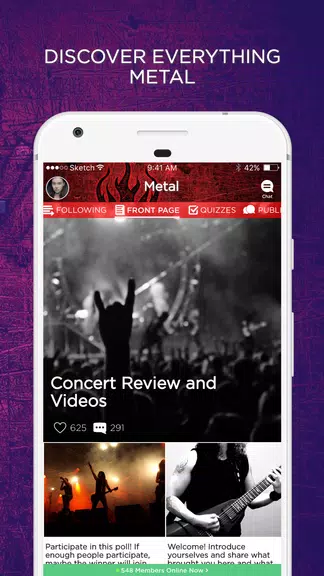 Metal Amino for Heavy Metal Music Fan ภาพหน้าจอ 0