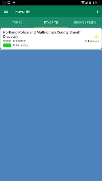 Portland Police Scanner Free Police Scanner App 螢幕截圖 1