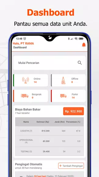 ORIN - GPS Tracking and Automa Capture d'écran 0