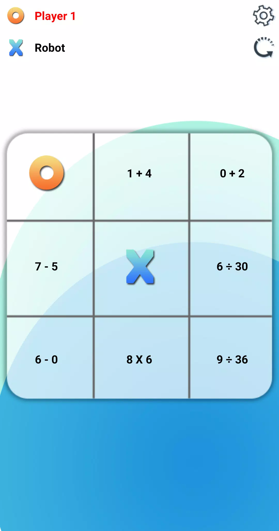 Tic Tac Toe: A Math Game应用截图第1张