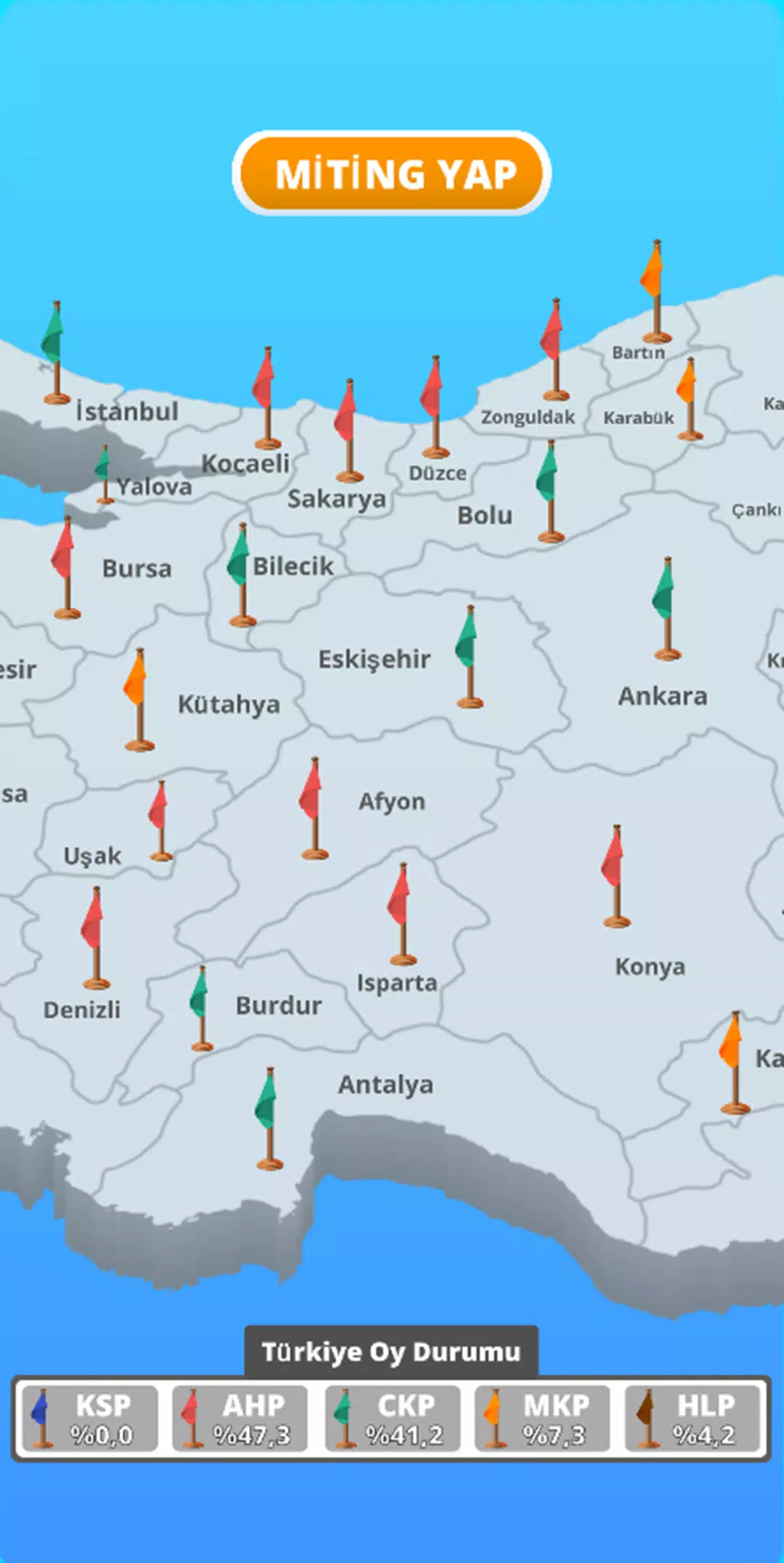 Seçim 2024 Oyunu : Belediye Schermafbeelding 3