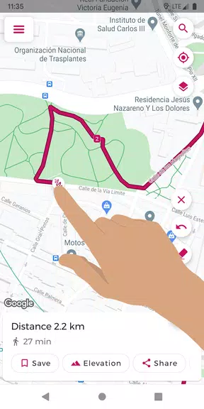 Just Draw It! - Route planner Screenshot 0