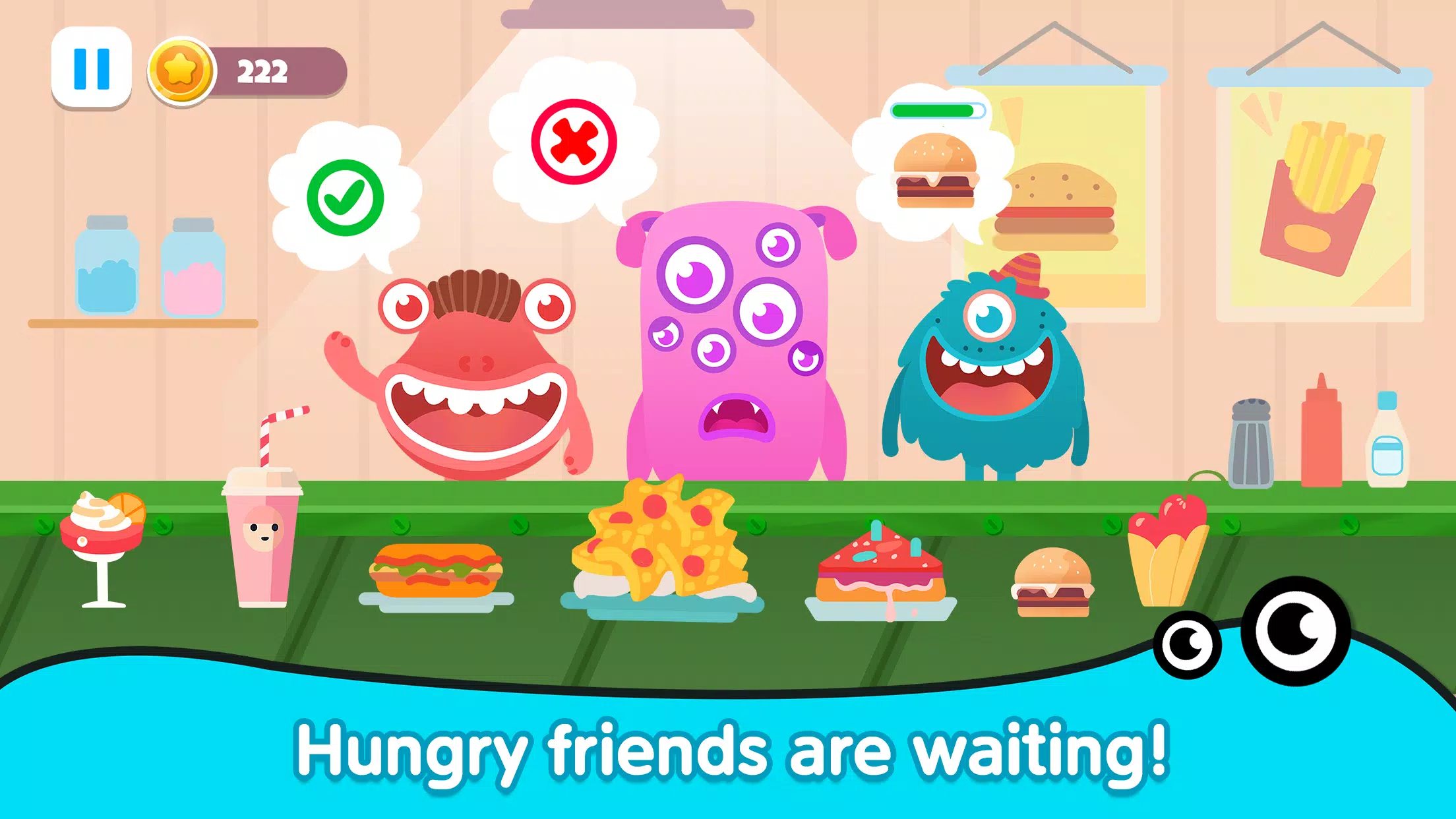 Kitchen monster games for kids Schermafbeelding 3