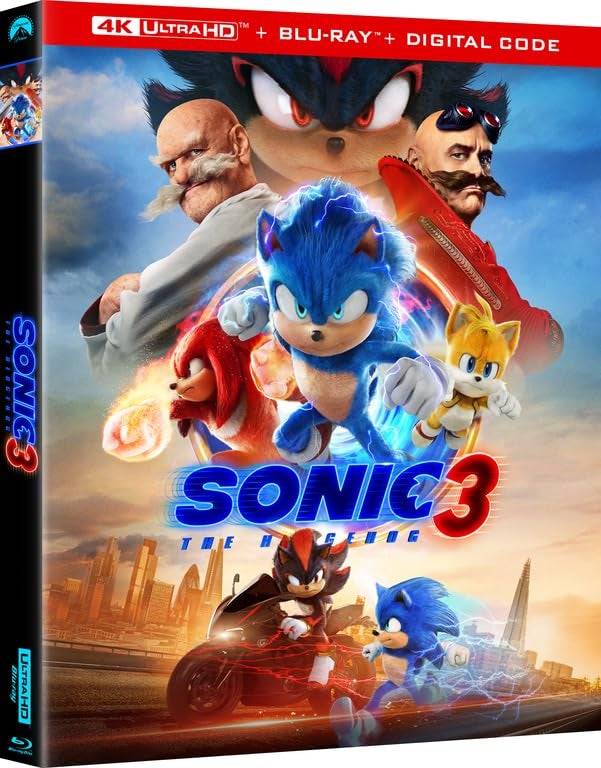 Sonic the Hedgehog 3 - Steelbook (4K + Blu-ray + Digital)