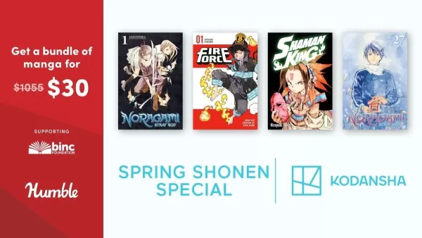 Humble Bundle revela o Manga Shonen Spring Deal: 96 Volumes por US $ 30