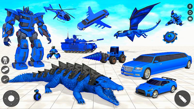 Crocodile Animal Robot Games应用截图第0张