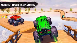 Monster Car Stunts Game 2023 Screenshot 2