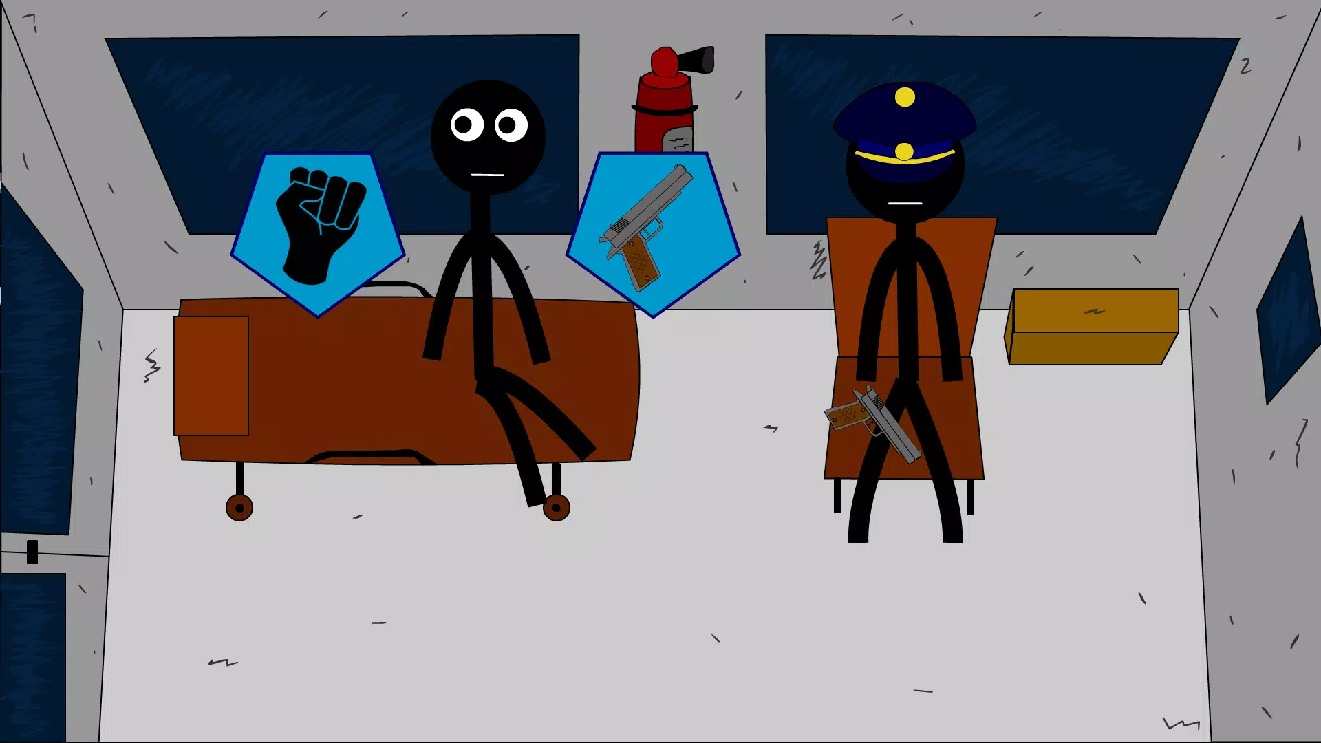 Stickman Jailbreak 2，Dumb ways ဖန်သားပြင်ဓာတ်ပုံ 2