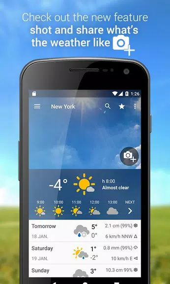 3B Meteo - Weather Forecasts 螢幕截圖 0