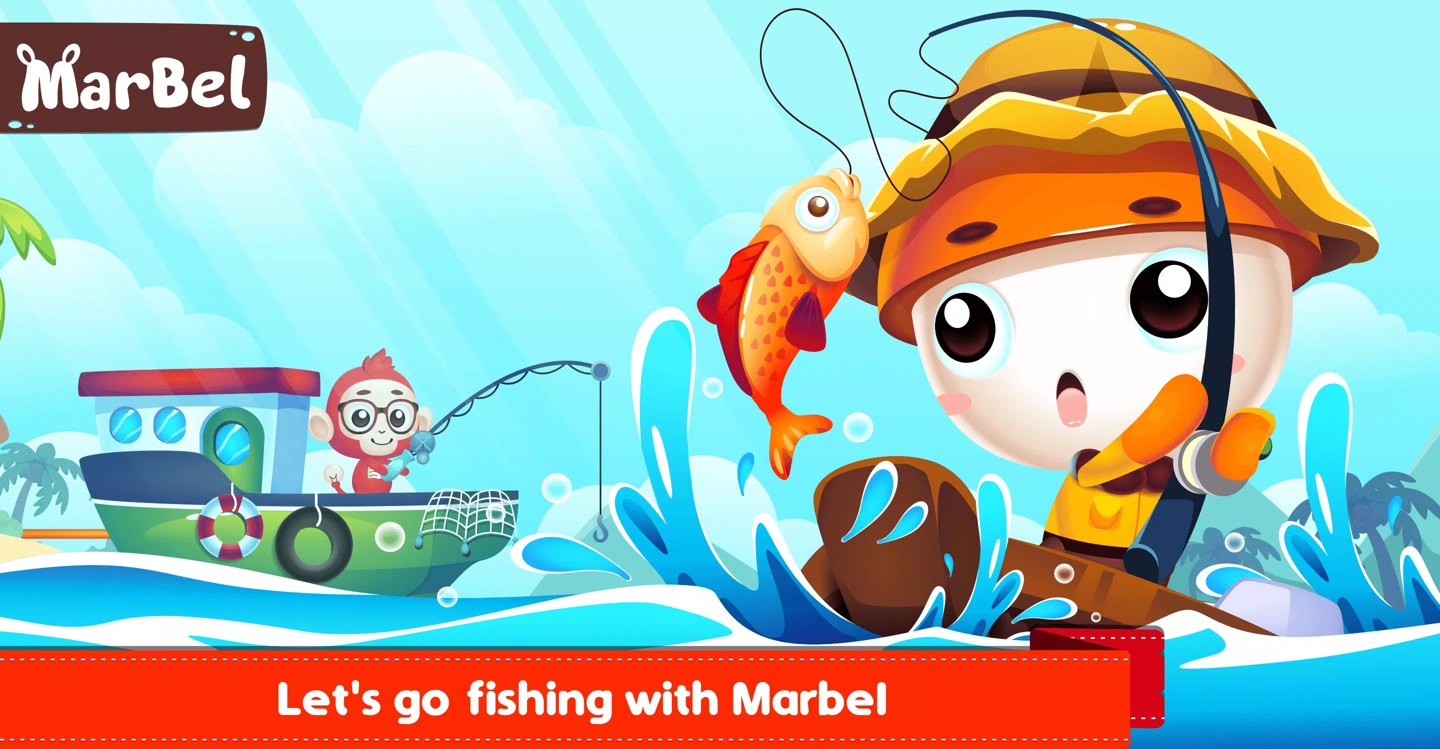 Marbel Fishing - Kids Games স্ক্রিনশট 0