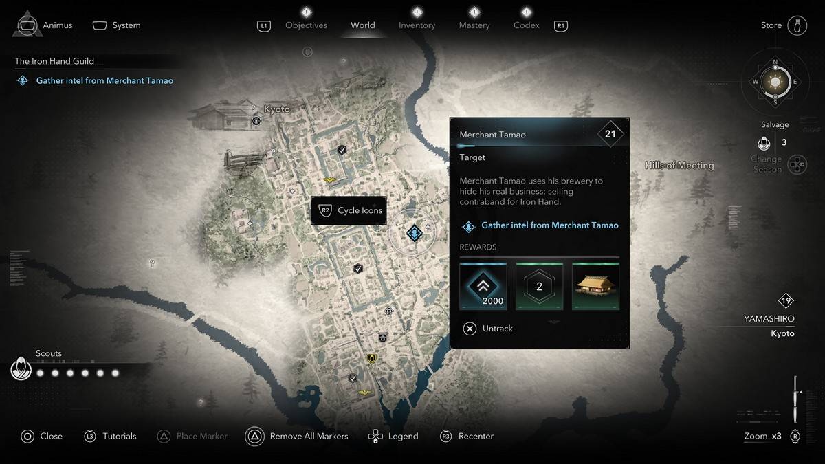 Assassin's Creed Shadows တွင်သံလက်များအားလုံး