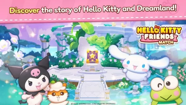 I giochi di linea svela Hello Kitty Friends Match Soft-Lunch