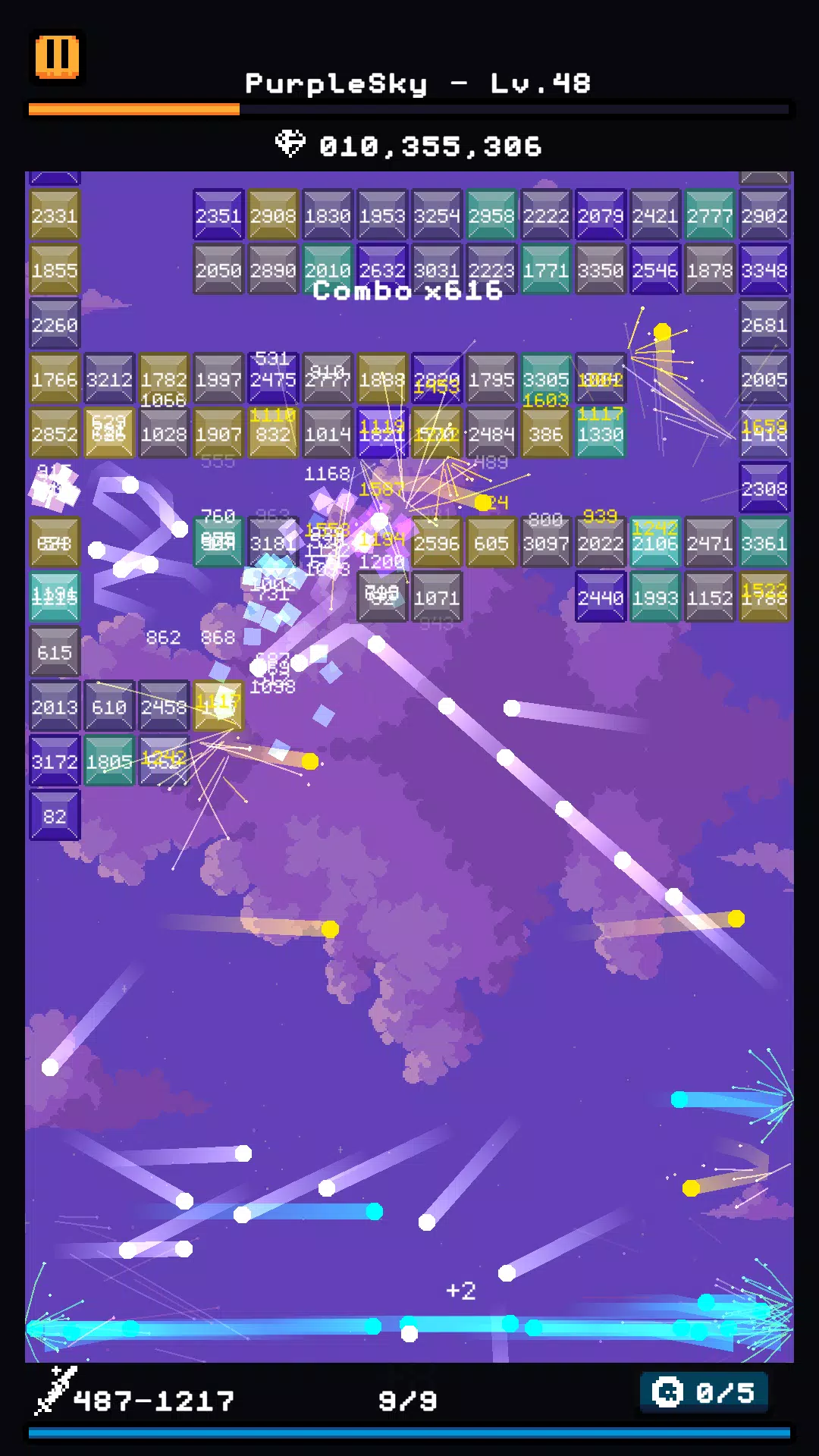 Break Brick Adventure: Skyward ဖန်သားပြင်ဓာတ်ပုံ 1