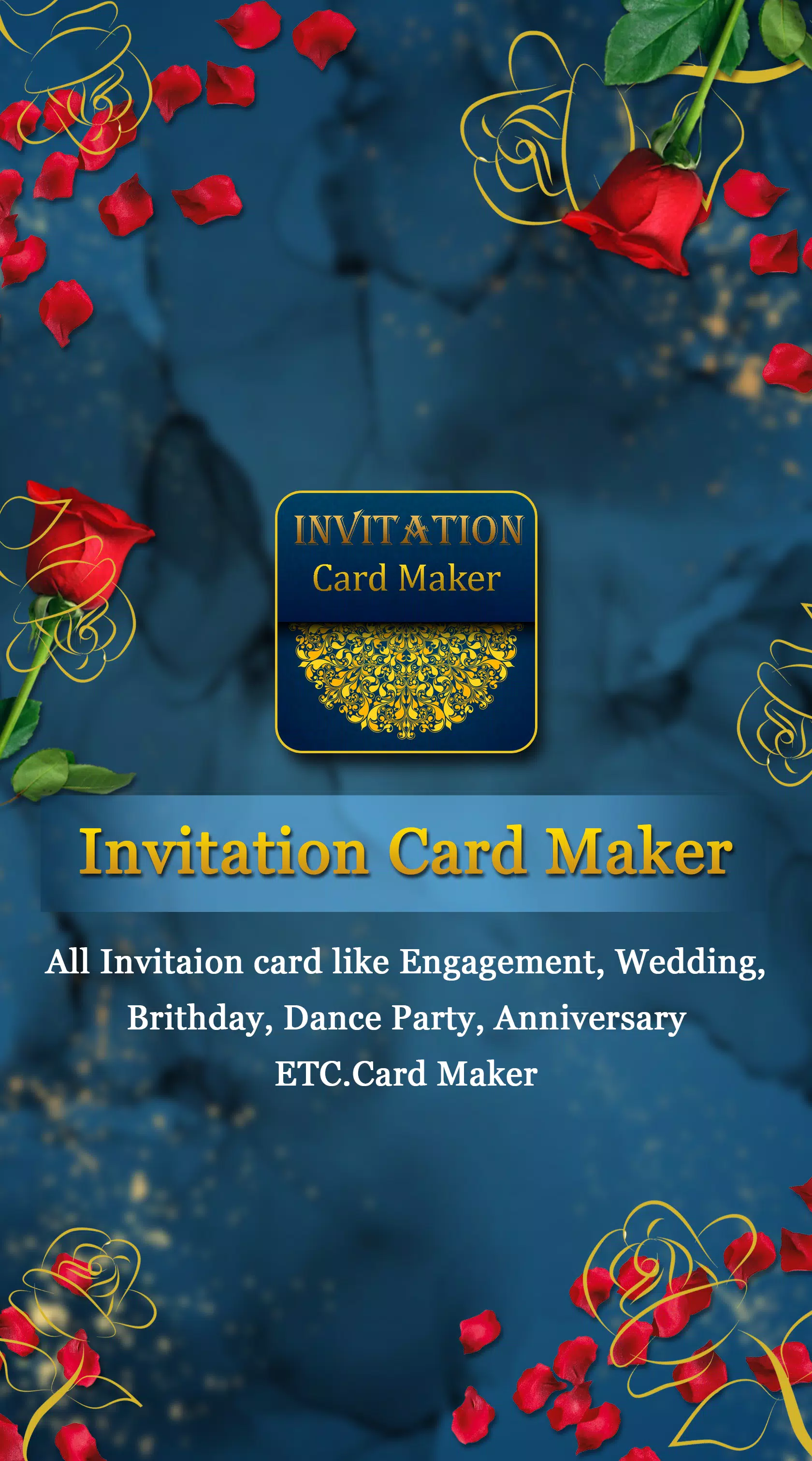 Invitation Card Maker Скриншот 0