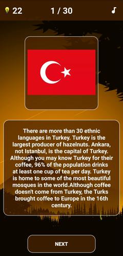 Geography Quiz - World Flags 1 Скриншот 3